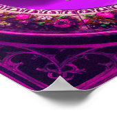 FLORENTINE RENAISSANCE ANGEL PINK FLORAL CROWN POSTER (Hoek)