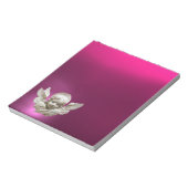 FLORENTINE RENAISSANCE ANGEL, Pink, Fuchsia Notitieblok (Linkerzijde)