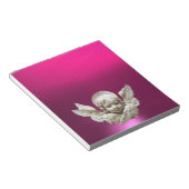 FLORENTINE RENAISSANCE ANGEL, Pink, Fuchsia, Paars Notitieblok (Schuin)