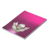 FLORENTINE RENAISSANCE ANGEL, Pink, Fuchsia, Paars Notitieblok (Linkerzijde)