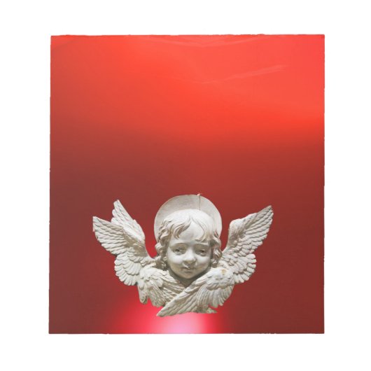 FLORENTINE RENAISSANCE ANGEL, Red Notitieblok (Voorkant)