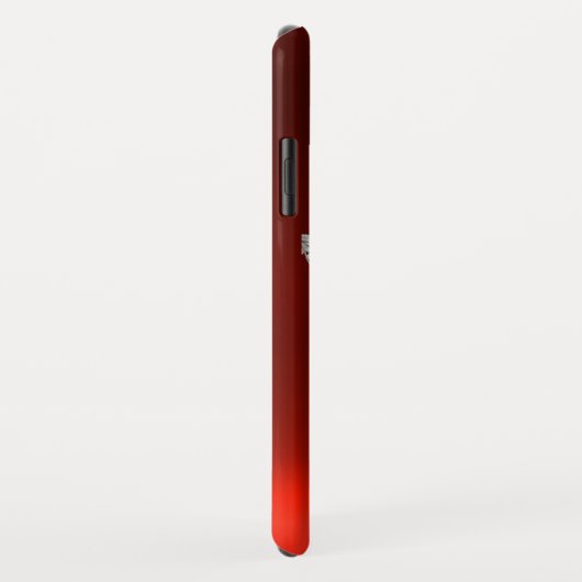 FLORENTINE RENAISSANCE ANGEL Red Ruby Monogram Case-Mate iPhone Case (Achterkant/rechts)