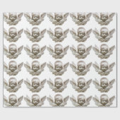 FLORENTINE RENAISSANCE ANGEL White Cadeaupapier (Vlak)