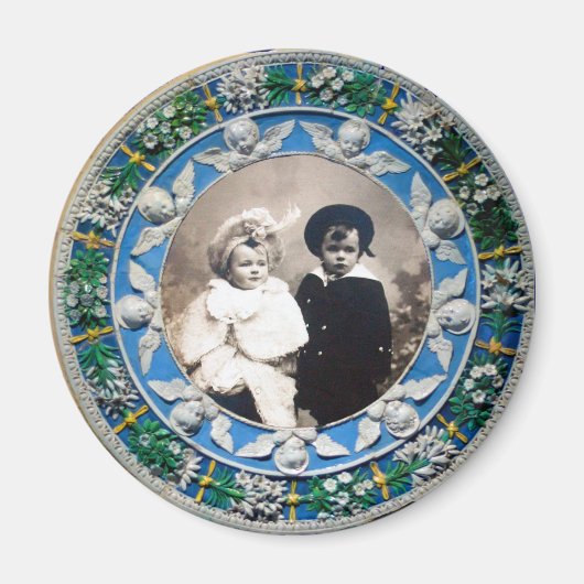 FLORENTINE RENAISSANCE ANGELS , FOTO TEMPLATE MAGNEET (Voorkant)