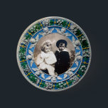 FLORENTINE RENAISSANCE ANGELS , FOTO TEMPLATE RONDE BUTTON 5,7 CM<br><div class="desc">Elegant klassieker,  levendige Renaissance fijne kunst,  meesterwerk uit de Bottega della Robbia ( Florence - Italië ) in witte,  blauwe,  groene,  bruine kleuren.Wingd-kerubs in blauwe hemel op een felgele,  groene decoratieve sierbloemen.</div>
