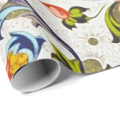 FLORENTINE RENAISSANCE FLORAL SWIRLS, FLOWERS CADEAUPAPIER (Rol Hoek)