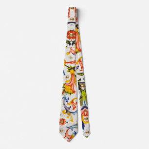 FLORENTINE RENAISSANCE FLORAL SWIRLS, FLOWERS STROPDAS