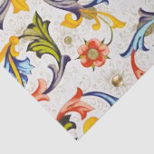 FLORENTINE RENAISSANCE FLORAL SWIRLS, FLOWERS TISSUEPAPIER (Detail)