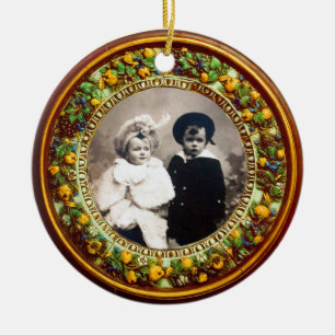 FLORENTINE RENAISSANCE FRUITS Fotosjabloon Keramisch Ornament