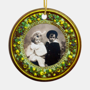 FLORENTINE RENAISSANCE FRUITS Fotosjabloon Keramisch Ornament