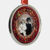 FLORENTINE RENAISSANCE FRUITS Fotosjabloon Metalen Ornament (Rechts)