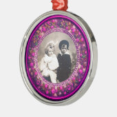 FLORENTINE RENAISSANCE FRUITS Fotosjabloon Metalen Ornament (Links)