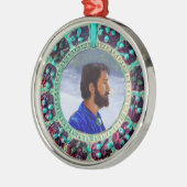 FLORENTINE RENAISSANCE FRUITS Fotosjabloon Metalen Ornament (Links)