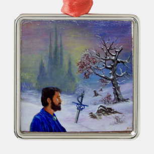 FLORENTINE RENAISSANCE FRUITS-fotosjabloon Metalen Ornament