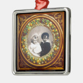 FLORENTINE RENAISSANCE FRUITS Fotosjabloon Metalen Ornament (Links)