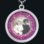 FLORENTINE RENAISSANCE FRUITS , FOTOTEMPLATE ZILVER VERGULDEN KETTING<br><div class="desc">Elegant,  klassieker,  levendige Renaissance fijne kunst,  meesterwerk uit de Bottega della Robbia ( Florence - Italië ) in felrood,  fuchsia,  groen,  paars,  roze,  violette kleuren.</div>