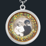 FLORENTINE RENAISSANCE FRUITS , FOTOTEMPLATE ZILVER VERGULDEN KETTING<br><div class="desc">Elegant,  klassieker,  levendige Renaissance fijne kunst,  meesterwerk uit de Bottega della Robbia ( Florence - Italië ) in felbruin,  geel,  groen,  blauw,  kleuren.</div>