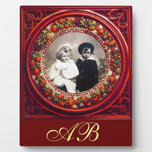 FLORENTINE RENAISSANCE FRUITS MONOGRAM FOTOPLAAT (Voorkant)