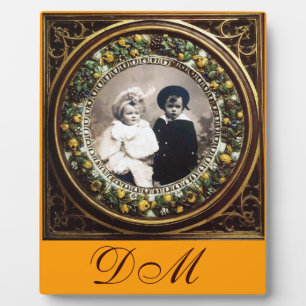 FLORENTINE RENAISSANCE FRUITS MONOGRAM FOTOPLAAT