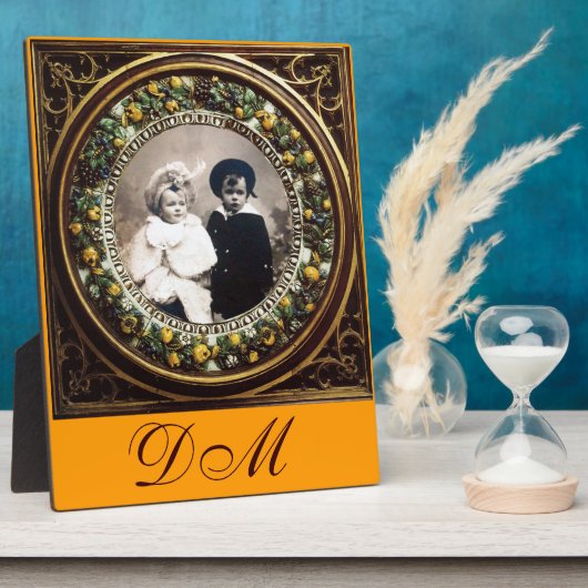 FLORENTINE RENAISSANCE FRUITS MONOGRAM FOTOPLAAT (Zijkant)