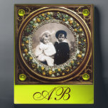 FLORENTINE RENAISSANCE FRUITS MONOGRAM FOTOPLAAT<br><div class="desc">Elegant,  klassieker,  levendige Renaissance fijne kunst,  meesterwerk uit de Bottega della Robbia ( Florence - Italië ) in felrode,  bruine,  groene en gele kleuren . Het vormgeving van een monogrammed fotosjabloon voor kool en kunst met een oranje geagatuursteen,  die eenvoudig kan worden aangepast met uw inzichten.</div>