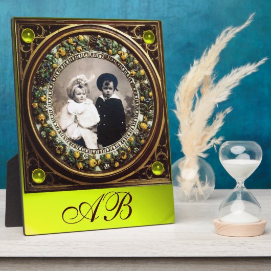 FLORENTINE RENAISSANCE FRUITS MONOGRAM FOTOPLAAT (Zijkant)