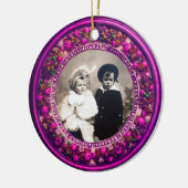 FLORENTINE RENAISSANCE FRUITS Photo Template Ruby Keramisch Ornament (Links)