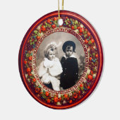 FLORENTINE RENAISSANCE FRUITS Photo Template Ruby Keramisch Ornament (Links)