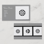 FLORENTINE RENAISSANCE HARMONY, grijs Visitekaartje (Voorkant / Achterkant)