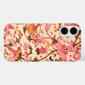 FLORENTINE RENAISSANCE PINK FLORAL SWIRLS, FLOWERS Case-Mate iPhone CASE (Achterkant (horizontaal))
