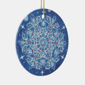 Florentine Snowflake Ornament (Rechts)