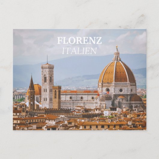 Florenz-Italien Briefkaart (Voorkant)