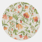 Flores 2 ronde sticker (Voorkant)