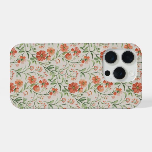 Flores 3 iPhone hoesje (Achterkant horizontaal)