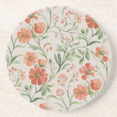 Flores 3 zandsteen onderzetter (Voorkant)