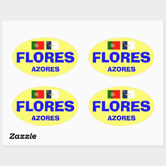 Flores Azoren Sticker (Vel)