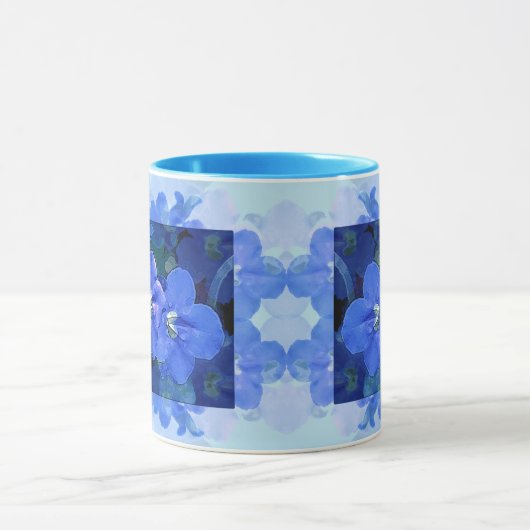 Flores Azuis (blauwe bloemen) Mok (Midden)