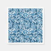 Flores azules servet (Voorkant)