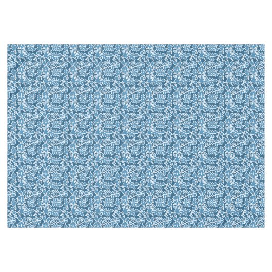 Flores azules tafelkleed (Voorkant (Horizontaal))