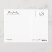 Flores Claveles Briefkaart (Achterkant)