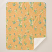 "Flores de Durazno" Sherpa Deken (Voorkant)