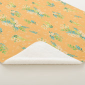 "Flores de Durazno" Sherpa Deken (3/4)