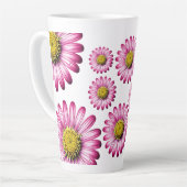 Flores de Gérbera Latte Mok (Linkerhoek)