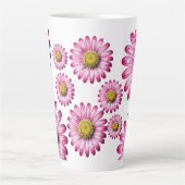 Flores de Gérbera Latte Mok (Voorkant)