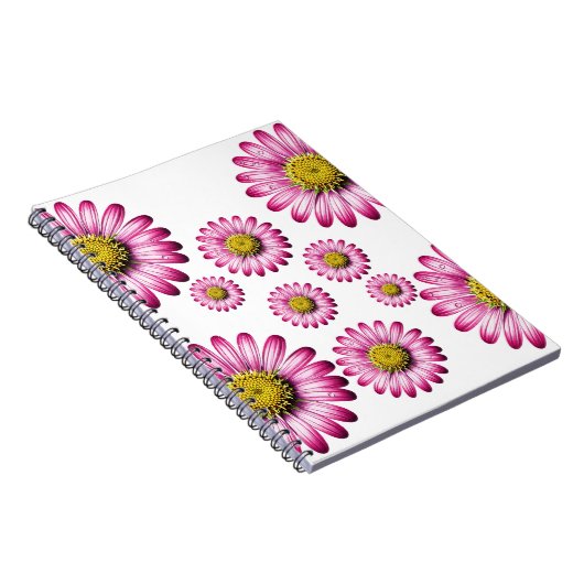 Flores de Gérbera Notitieboek (Rechterzijde)