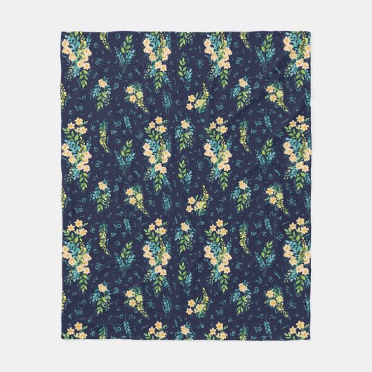 "Flores de Luna" Fleece Deken (Voorkant)