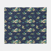 "Flores de Luna" Fleece Deken (Voorkant (Horizontaal))
