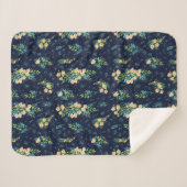 "Flores de Luna" Sherpa Deken (Voorkant (horizontaal))