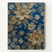 Flores de Oro y Azul Notitieboek (Achterkant)