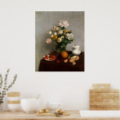 Flores de Verão e Frutos Poster (Keuken)